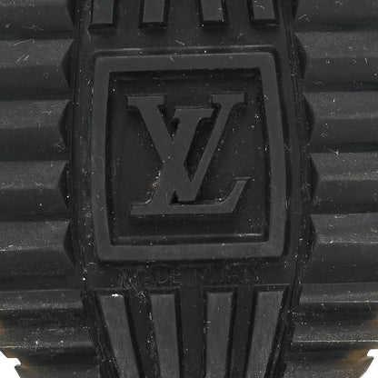 Louis Vuitton Suede Monogram Run Away Sneakers 38 Black 7 of 10