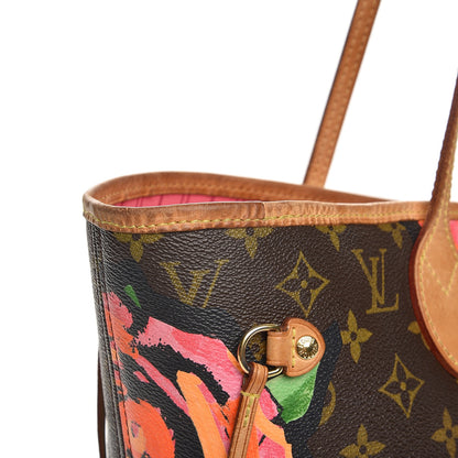 Louis Vuitton Monogram Roses Neverfull MM 11 of 14