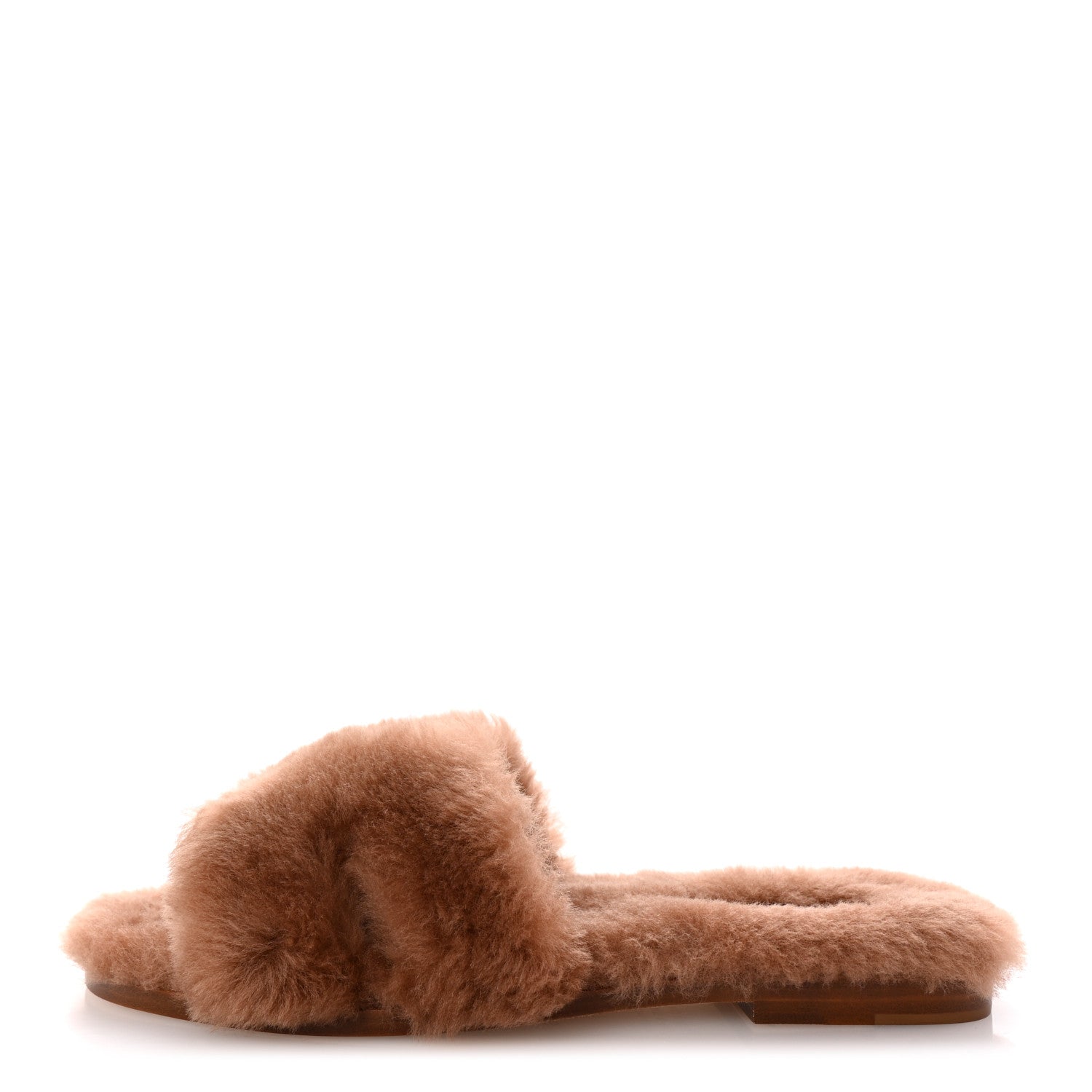 Hermes Woolskin Oran Sandals 37 Naturel 1 of 9