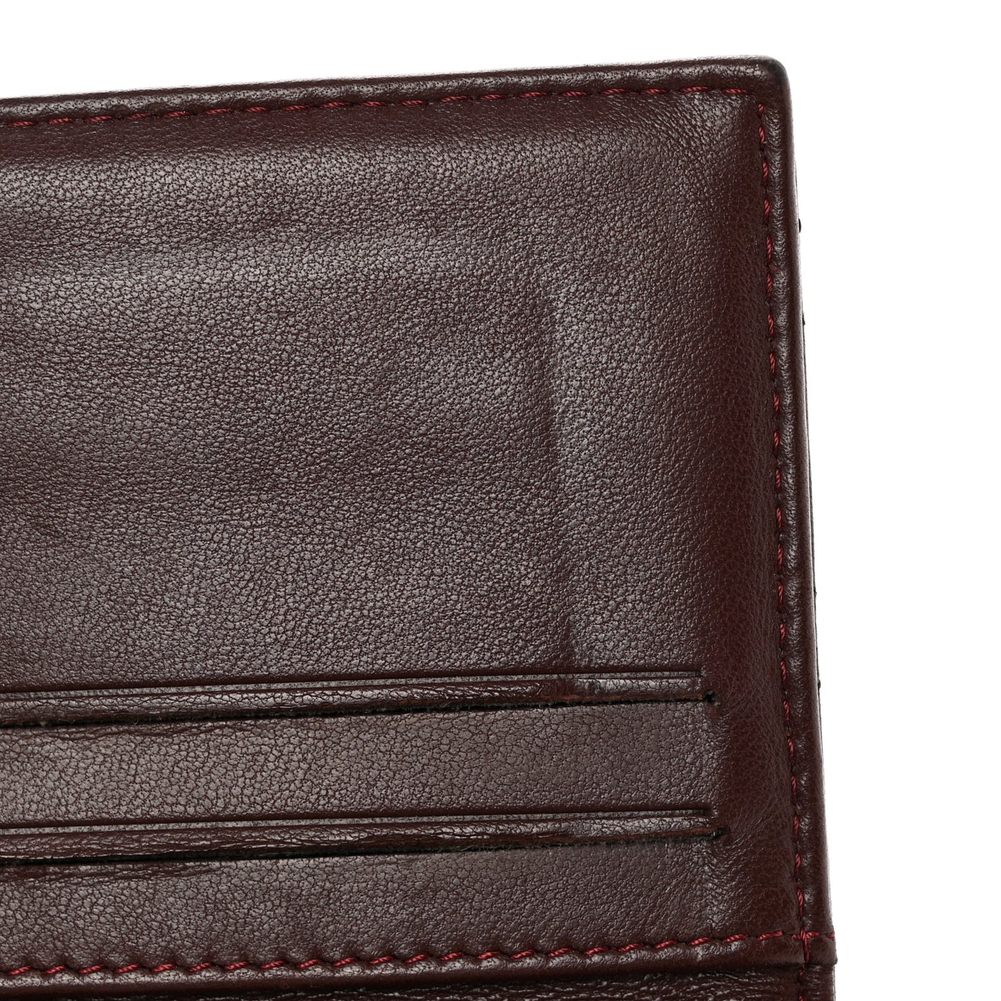 Lambskin Quilted Card Holder Wallet Black