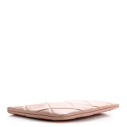 Chanel Goatskin Large Chanel 19 Pouch Pink 4 of 9
