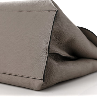 Gucci Cellarius Calfskin Large Bamboo Daily Top Handle Bag Storm Grey 9 of 9