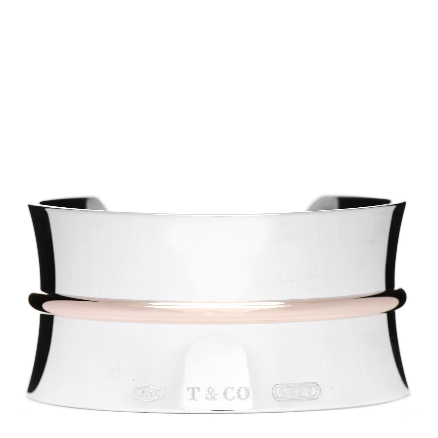 Sterling Silver Rubedo 1837 Wide Cuff Bracelet