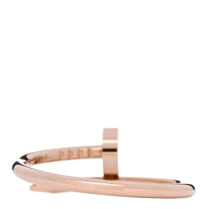 Cartier 18K Pink Gold Small Juste Un Clou Ring 56 7.5 3 of 5