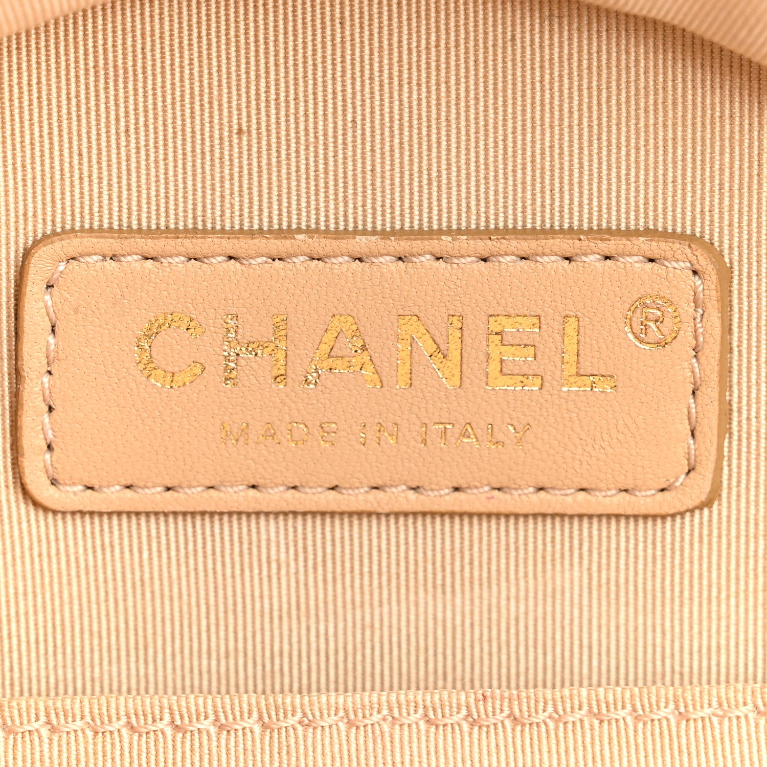 Chanel Glazed Calfskin Round As Earth Evening Bag Beige 6 of 10