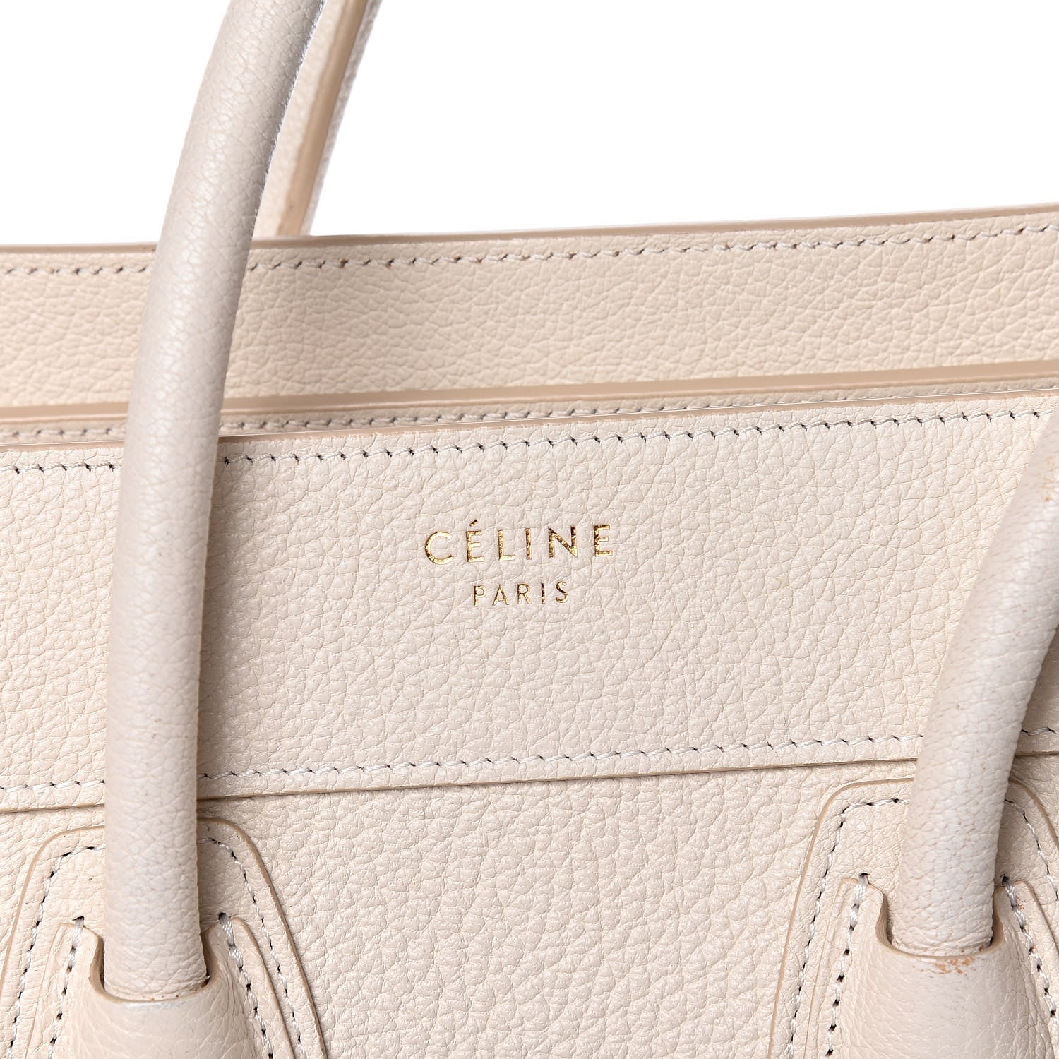 Celine Goatskin Micro Luggage White 6 of 22