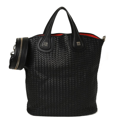 Givenchy Lambskin Woven Large Nightingale Black 1 of 11