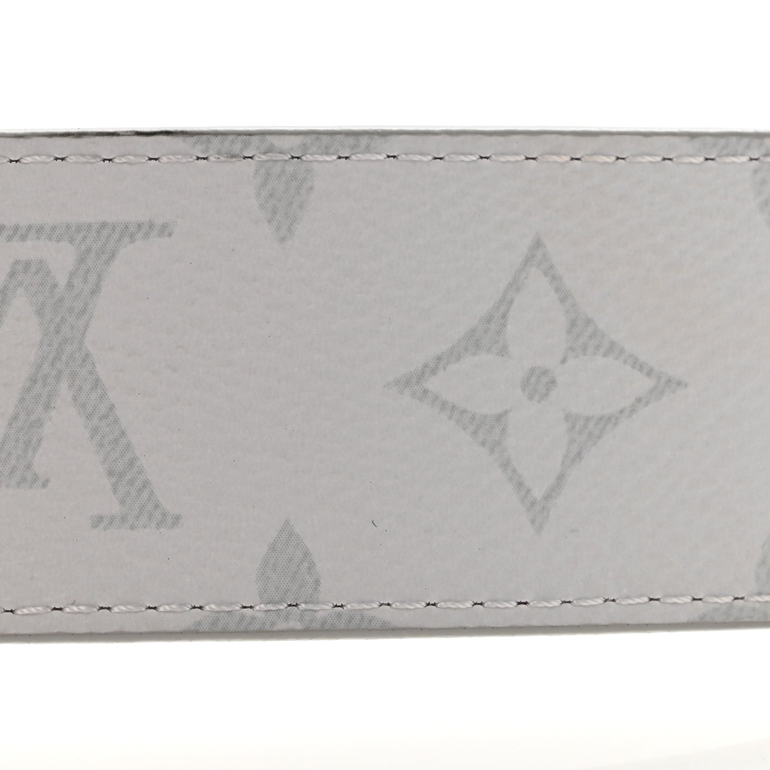 Louis Vuitton Taiga Monogram 40mm LV Initiales Belt 100 40 White 6 of 7