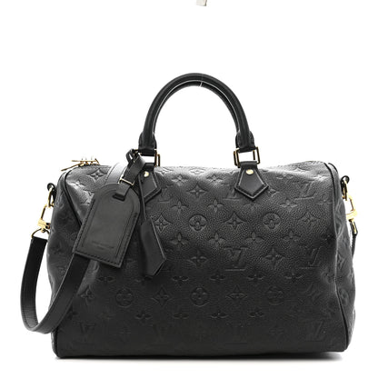 Louis Vuitton Empreinte Monogram Speedy Soft 30 Black 1 of 9