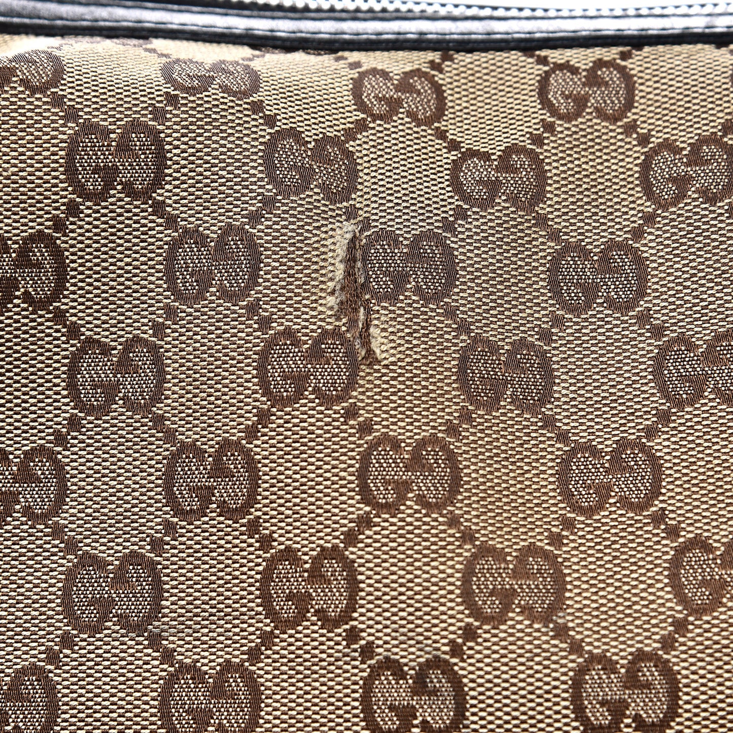 Monogram Large GG Twins Hobo Black