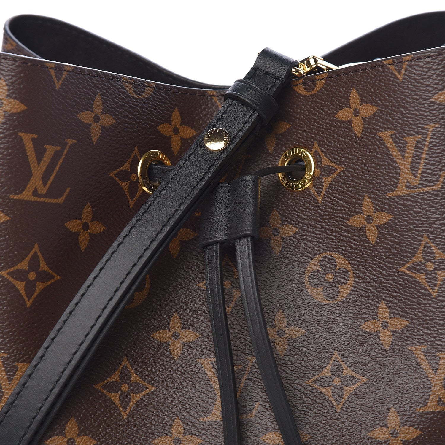 Louis Vuitton Monogram Neonoe MM Black 10 of 10