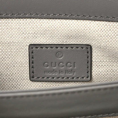 Gucci Calfskin GG Matelasse Mini Slim Chain Shoulder Bag Dusty Grey Natural 6 of 9