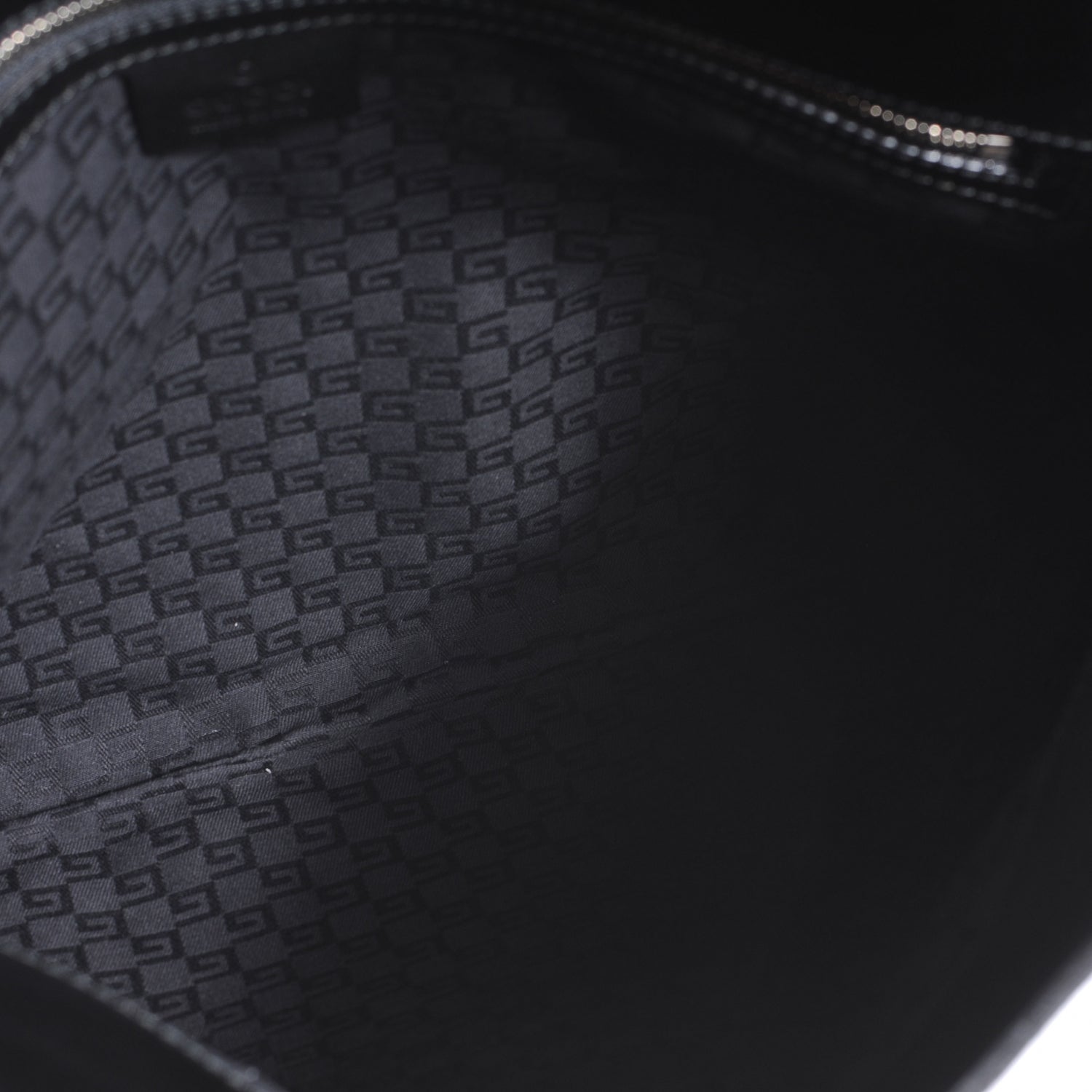 Gucci Canvas Reins Hobo Black 5 of 7