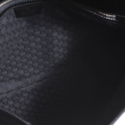Gucci Canvas Reins Hobo Black 5 of 7