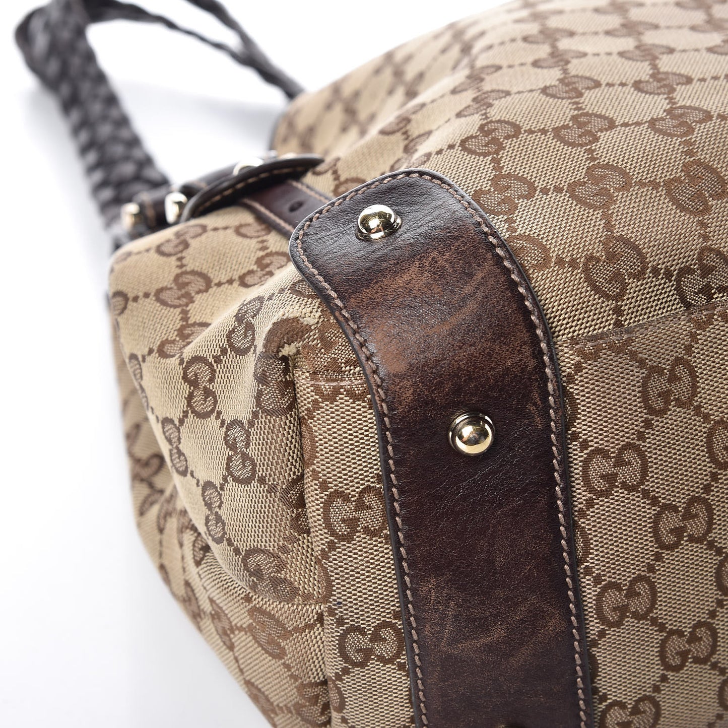 Monogram Medium Pelham Shoulder Bag Dark Brown