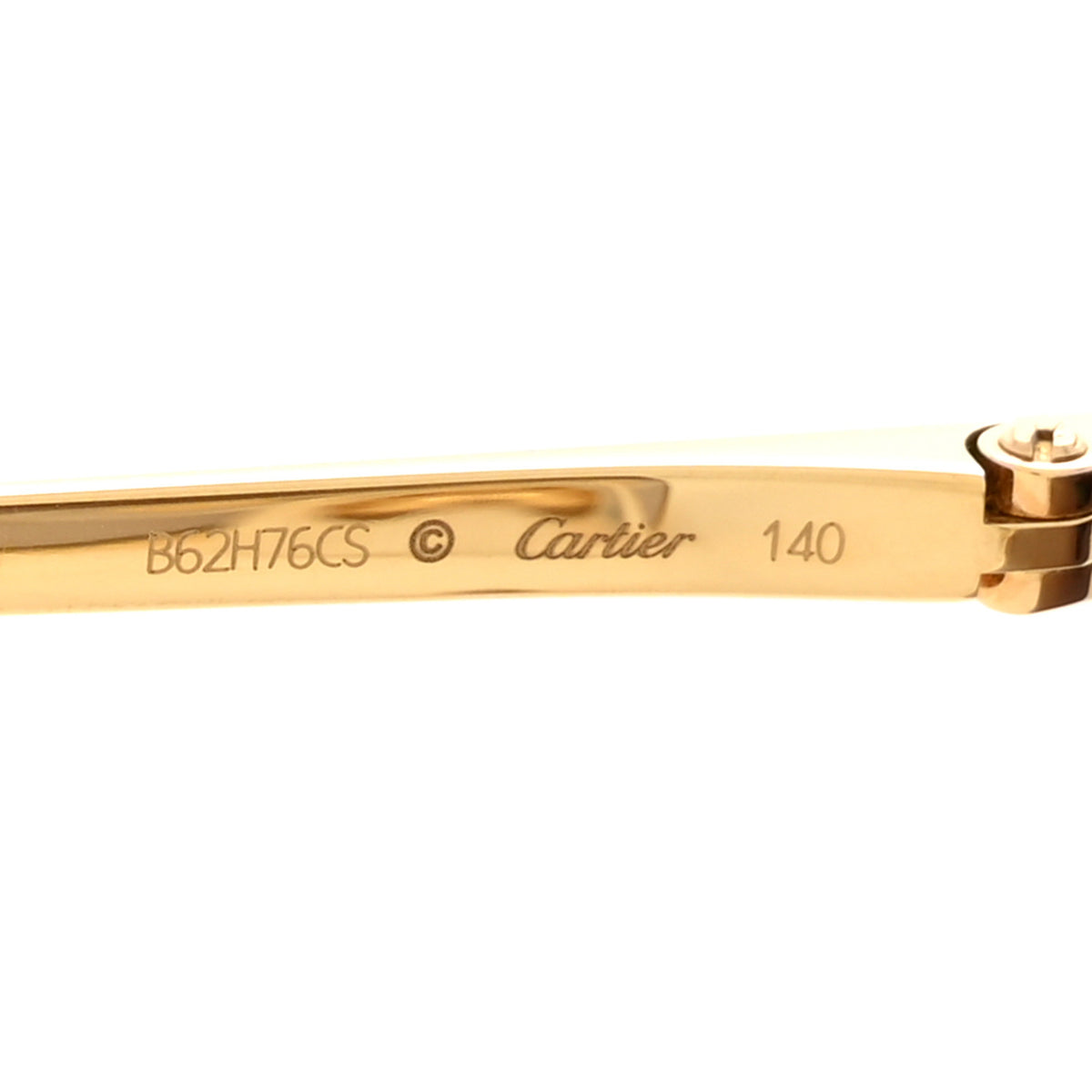 Cartier Panthere De Cartier Cat Eye Sunglasses CT0198S Gold 5 of 8