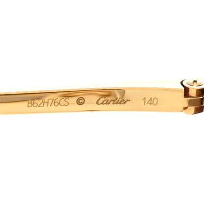 Cartier Panthere De Cartier Cat Eye Sunglasses CT0198S Gold 5 of 8
