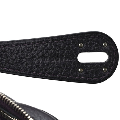 Hermes Taurillon Clemence Lindy 26 Prunoir 7 of 9