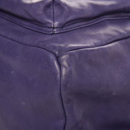 MCM Lambskin Medium Tumbler Backpack Purple 9 of 12