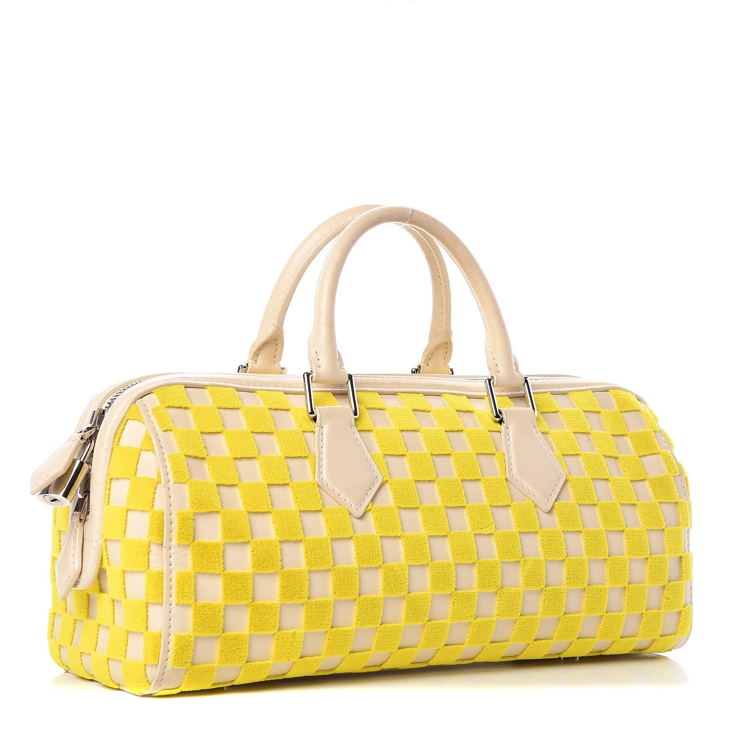 Louis Vuitton Damier Cubic Speedy East West Yellow 3 of 33