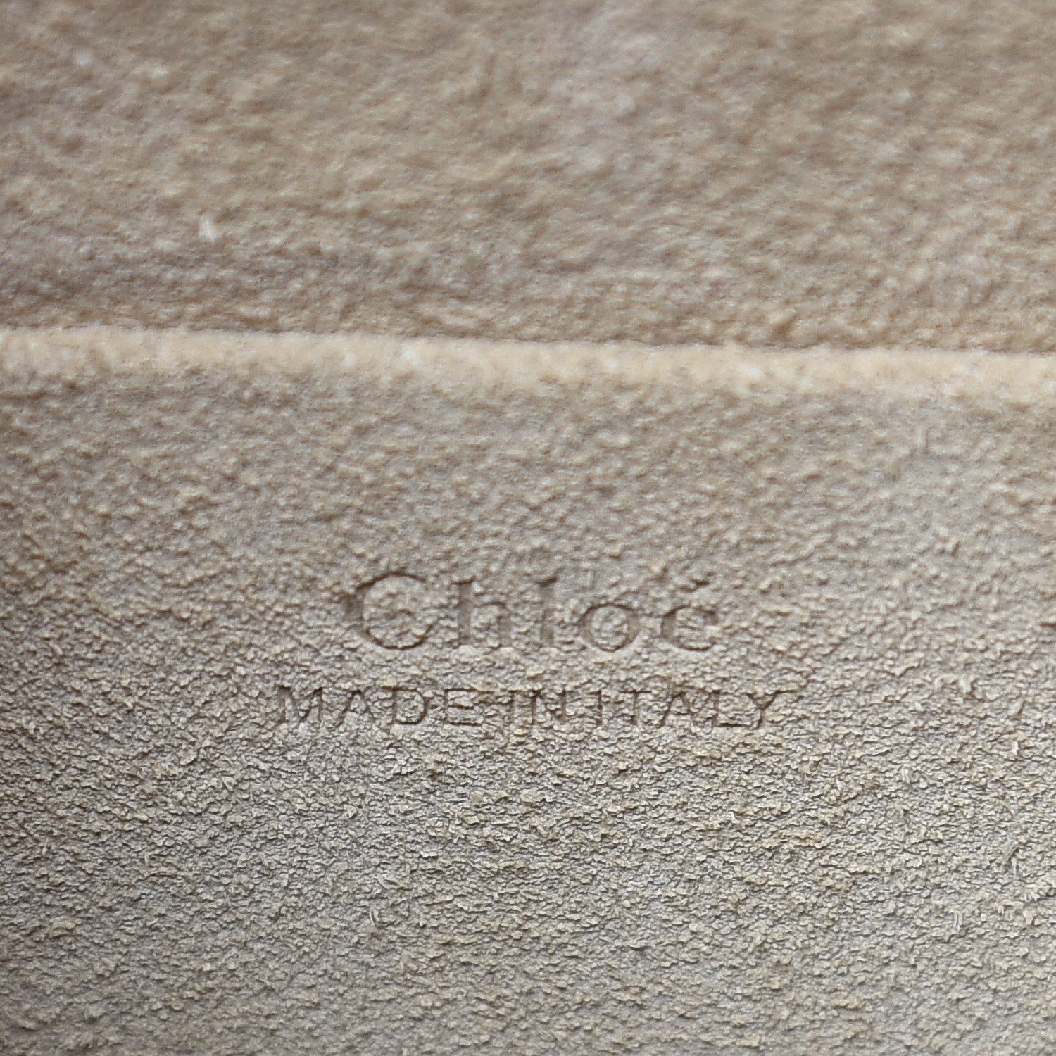 Chloe Calfskin Suede Medium Nile Bracelet Bag Caramel 7 of 13