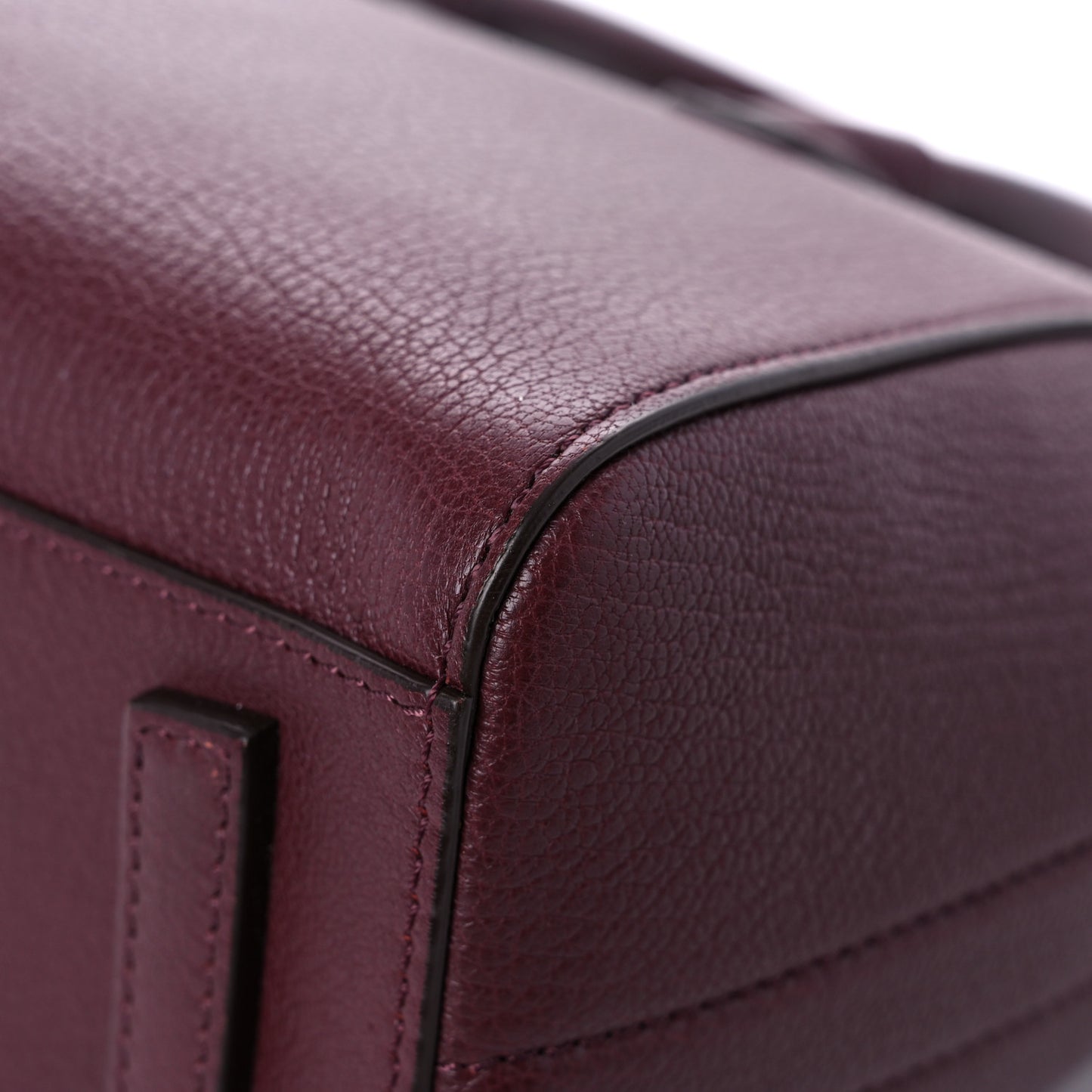 Sugar Goatskin Mini Antigona Oxblood