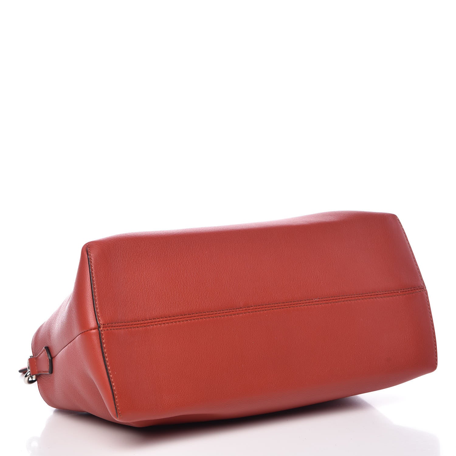 Fendi Vitello Dolce 4 Color Large By The Way Boston Bag Terra di Siena Multicolor 5 of 13