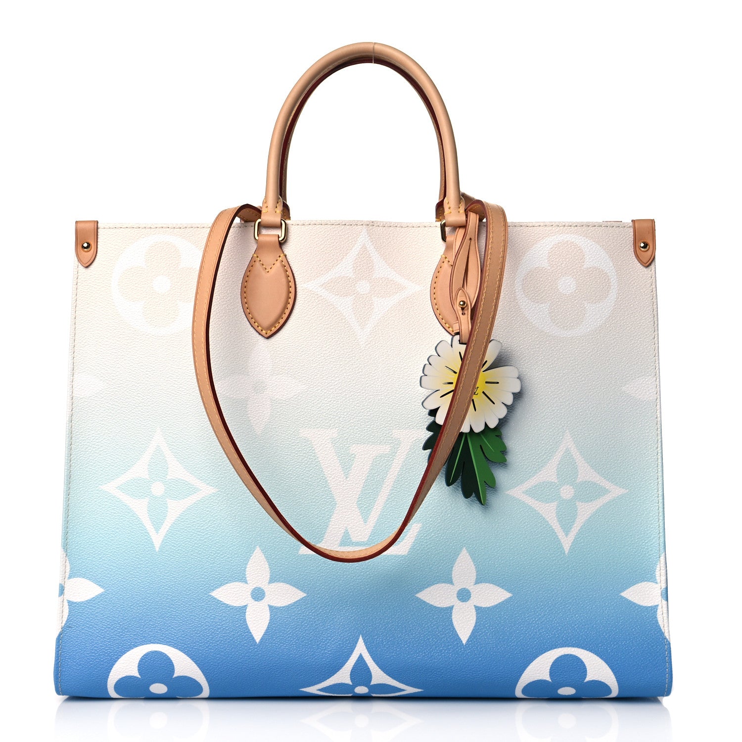 Louis Vuitton Monogram Giant By The Pool Onthego GM Blue 1 of 9