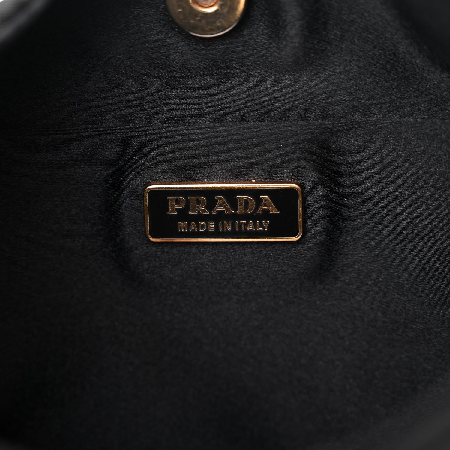 Prada Tessuto Light Nylon Chain Shoulder Bag Black 6 of 12