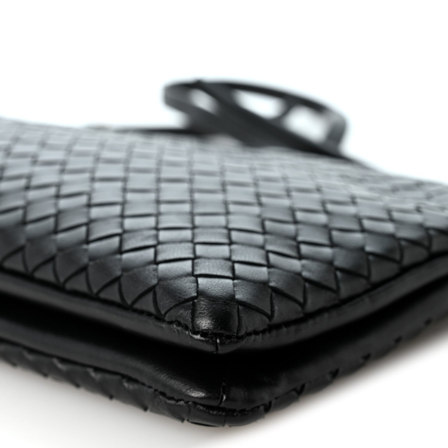 Bottega Veneta Nappa Intrecciato Medium Piccolo Pouch  Black 8 of 8