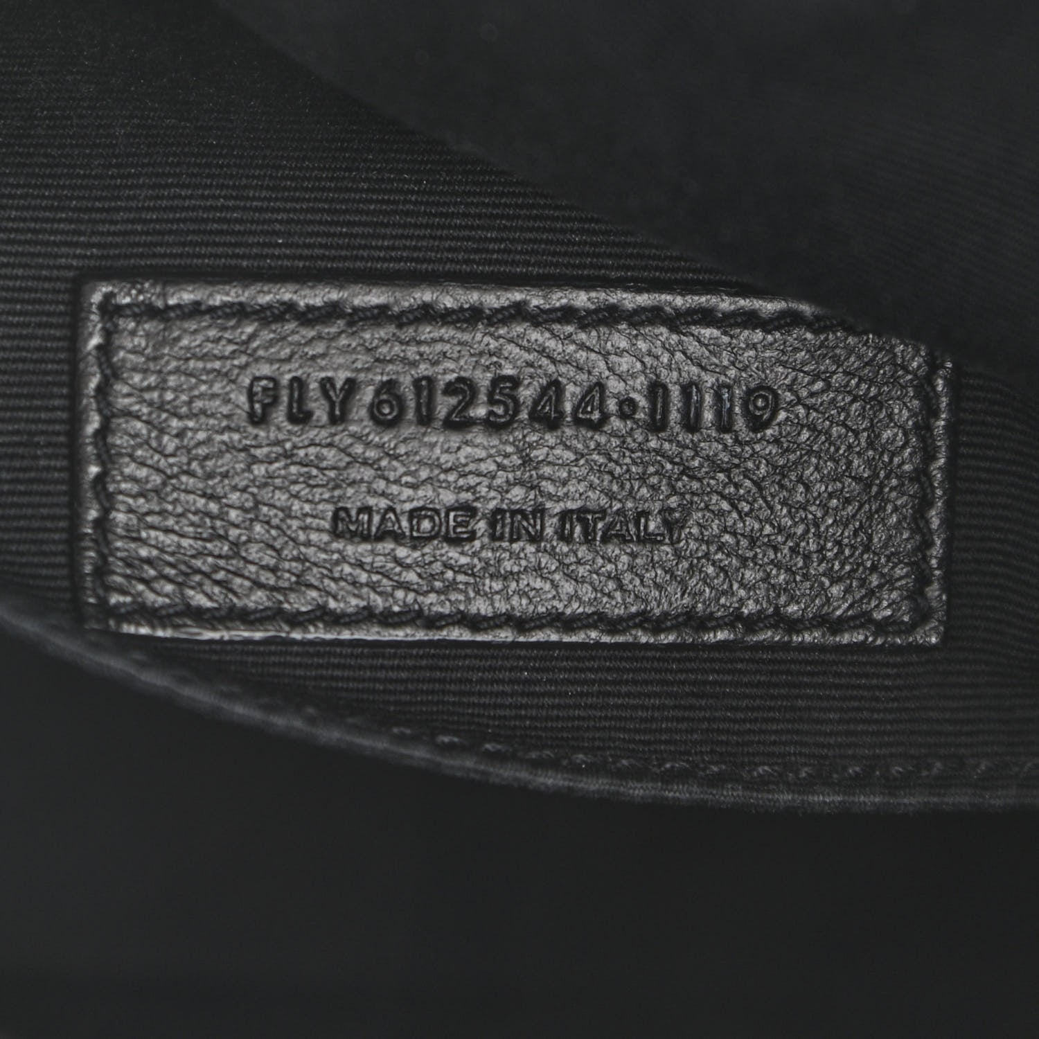 Saint Laurent Calfskin Matelasse Monogram Lou Camera Bag Black 9 of 10