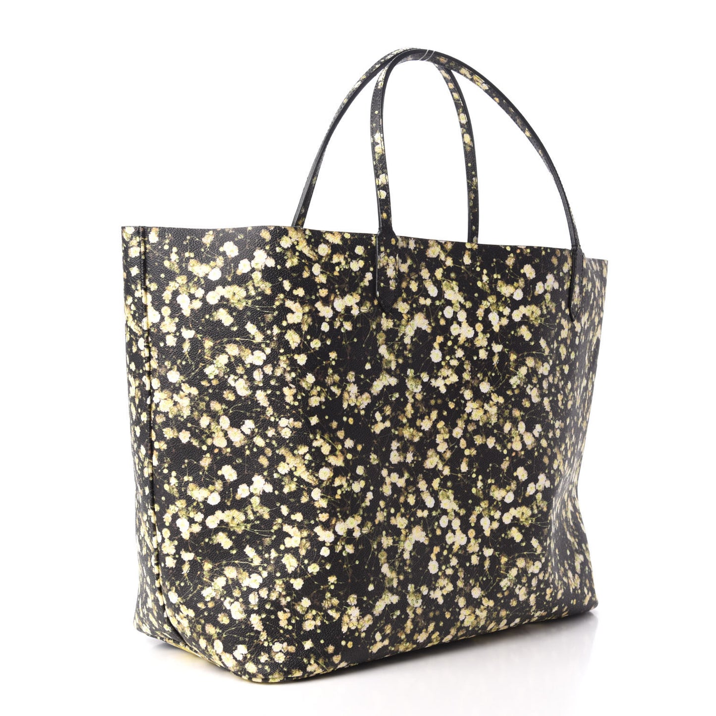 Textured Coated Canvas Baby's Breath Print Large Antigona Tote