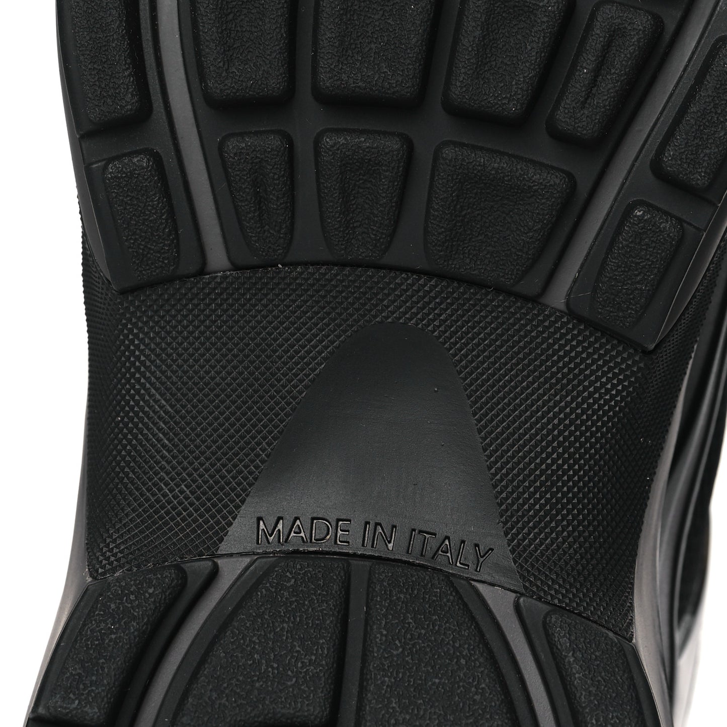 Fabric Laminated Calfskin Stretch CC Womens Sneakers 36.5 Black