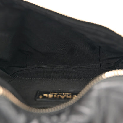 Chanel Calfskin Quilted Banane Waist Bag Fanny Pack Black 5 of 10