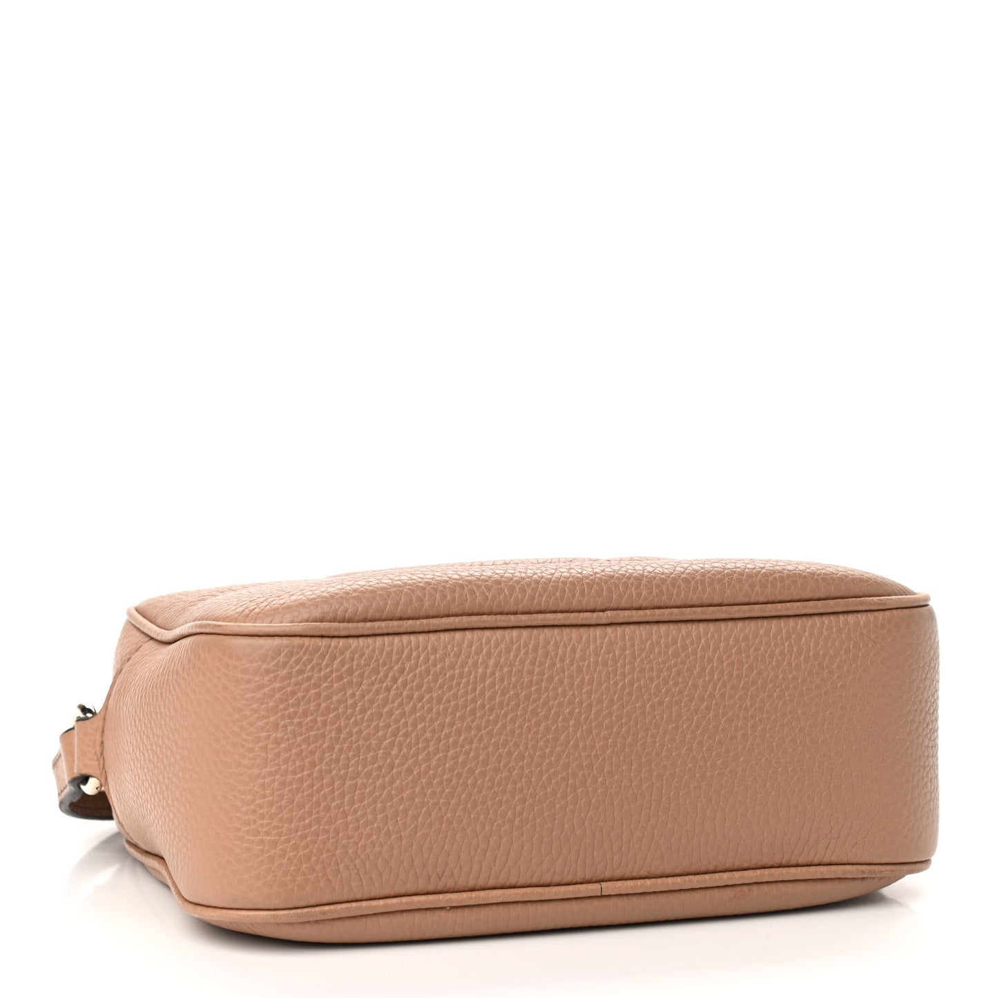 Pebbled Calfskin Small Soho Disco Bag Camelia