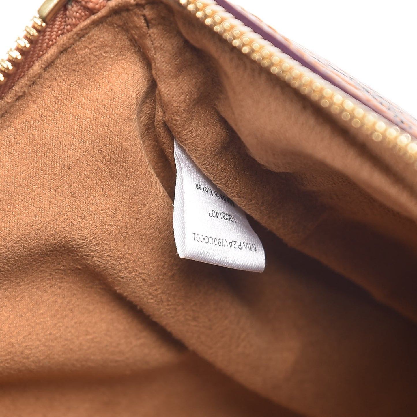 Visetos Liz Shopper Tote Pouch Cognac