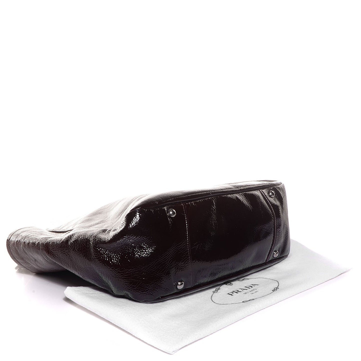 Vernice Sfumata Shoulder Bag Lampone