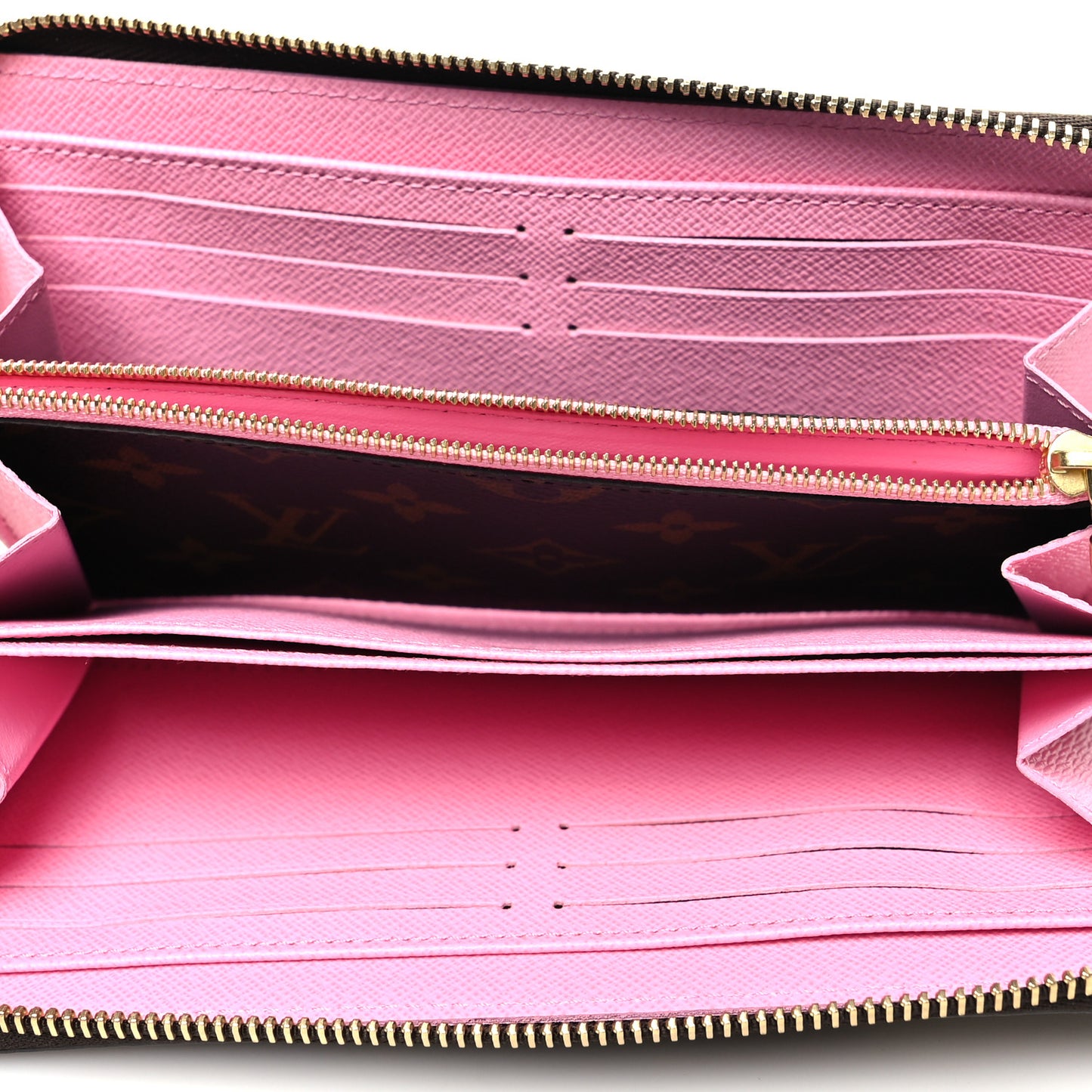 Monogram 2022 Christmas Animation Paris Zippy Wallet Pink