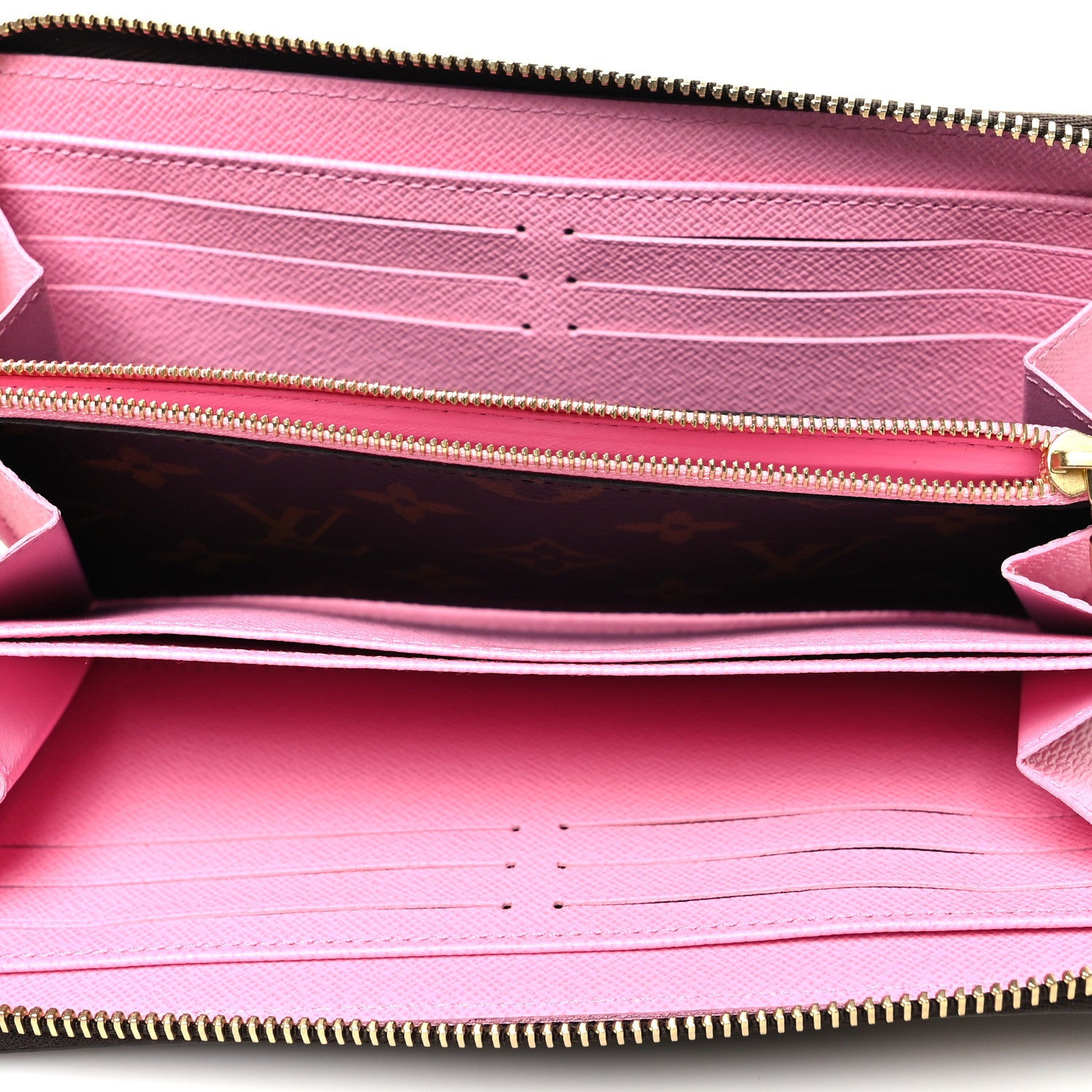 Louis Vuitton Monogram 2022 Christmas Animation Paris Zippy Wallet Pink 5 of 7