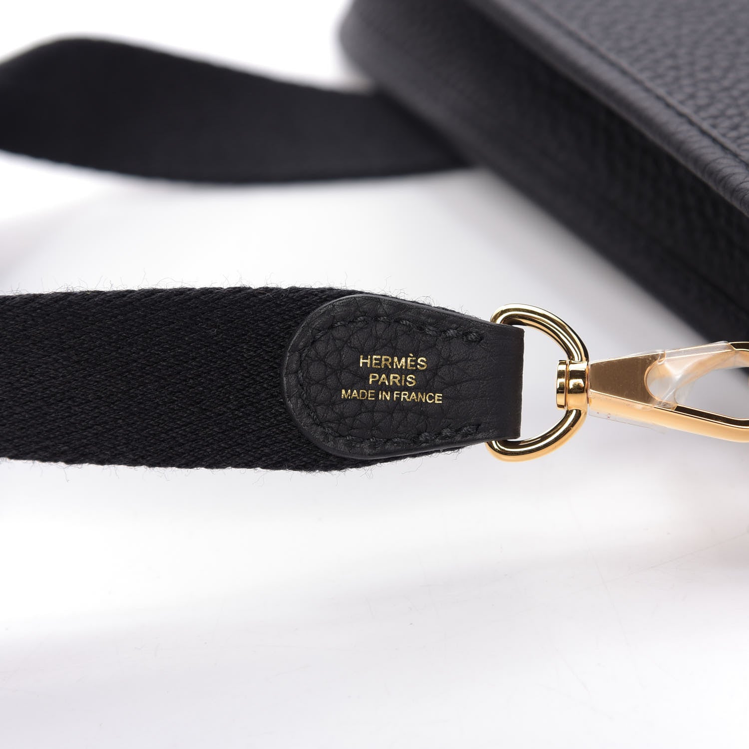 Hermes Taurillon Clemence Evelyne TPM Black 9 of 10