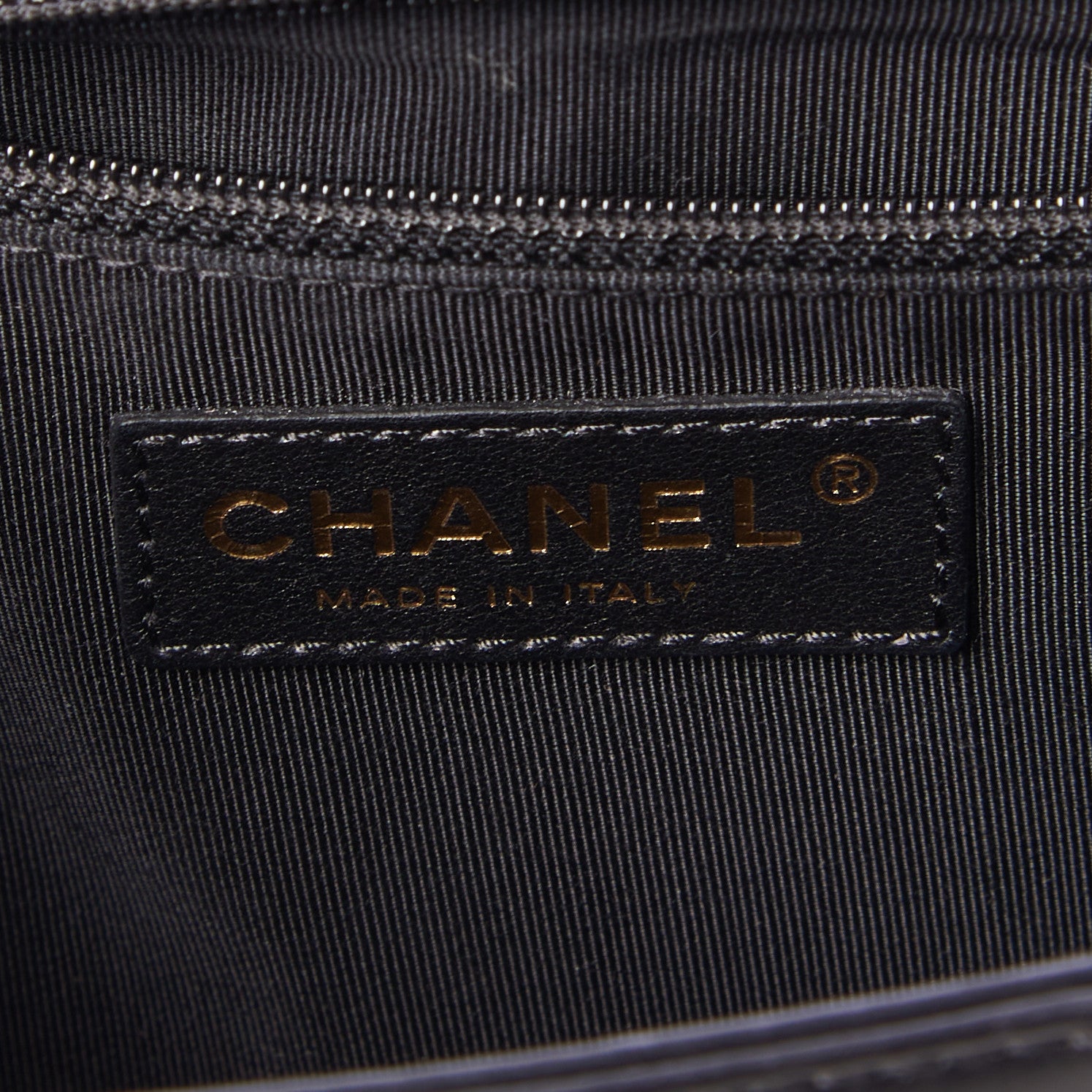 Chanel Glazed Calfskin Large Boy Flap Black 8 of 9