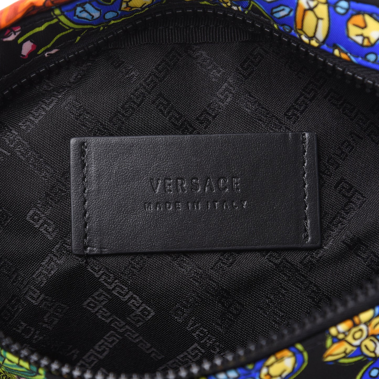 Nylon Marsupio St Catene Medusa Belt Bag Black Multicolor