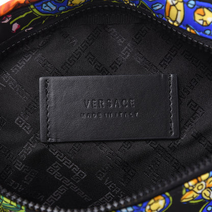 Versace Nylon Marsupio St Catene Medusa Belt Bag Black Multicolor 6 of 9