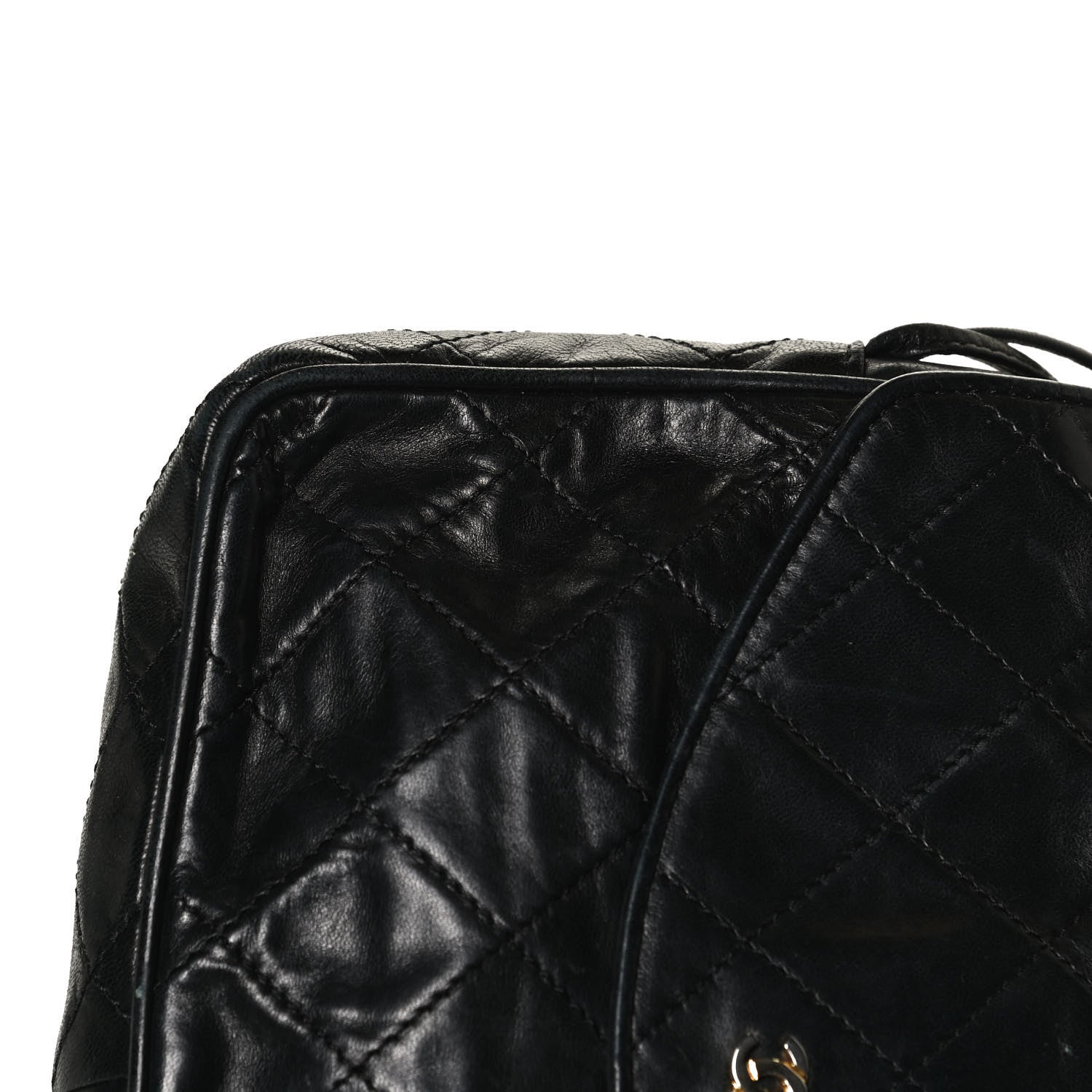 Chanel Lambskin Stitched Small Single Flap Black 13 of 13