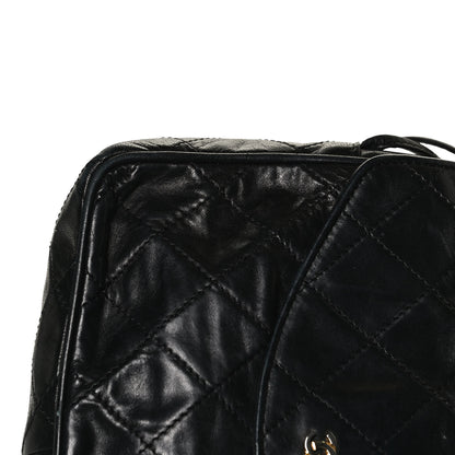 Chanel Lambskin Stitched Small Single Flap Black 13 of 13