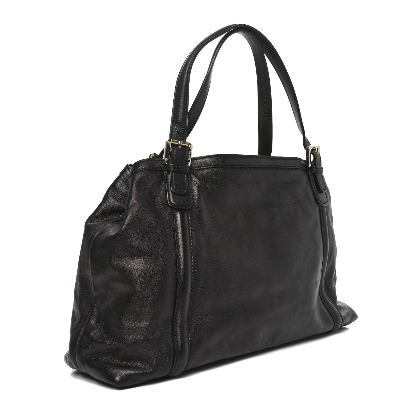 Calfskin Medium Britt Tote Black