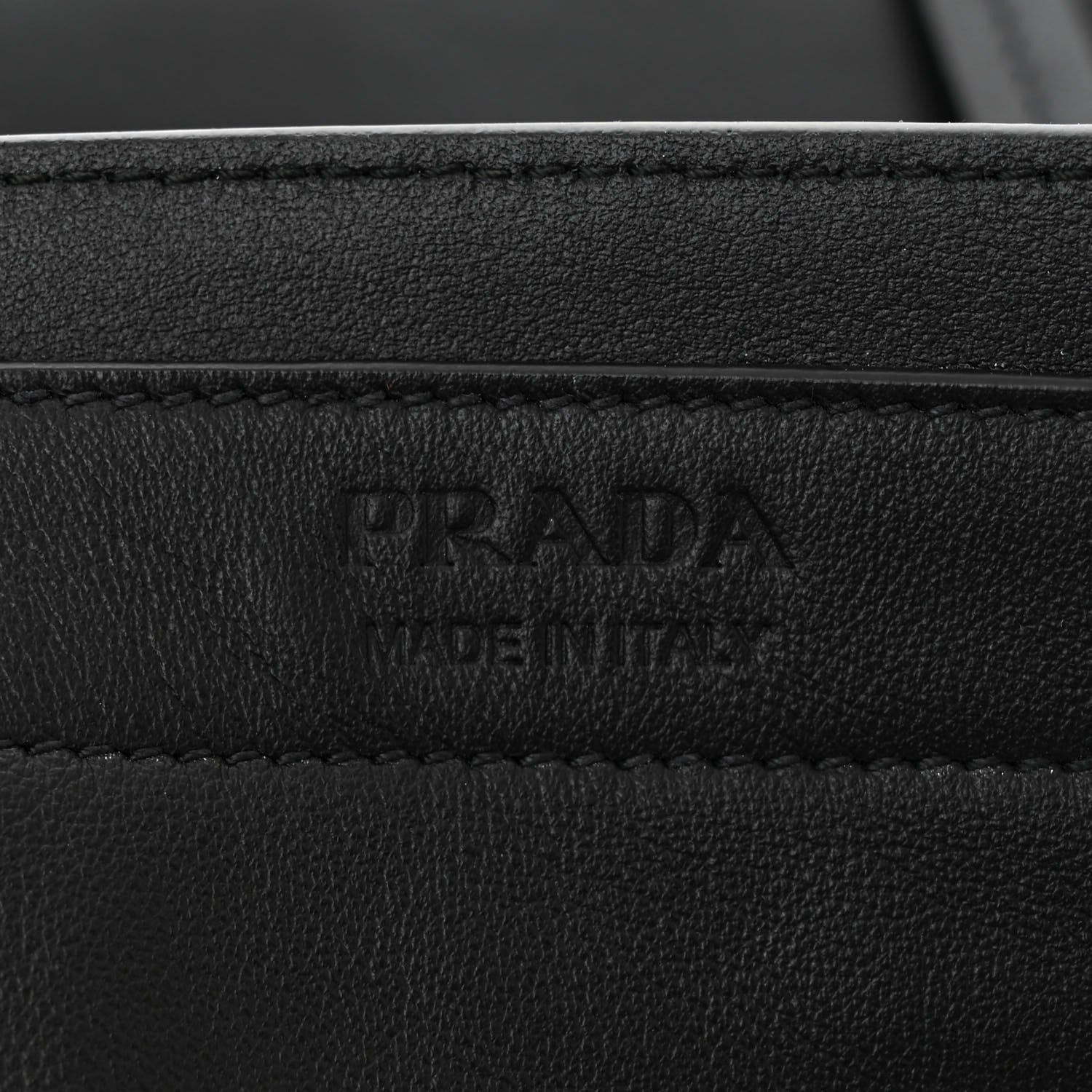 Prada Grace Lux Light Small Ouverture Shoulder Bag Black White 7 of 11