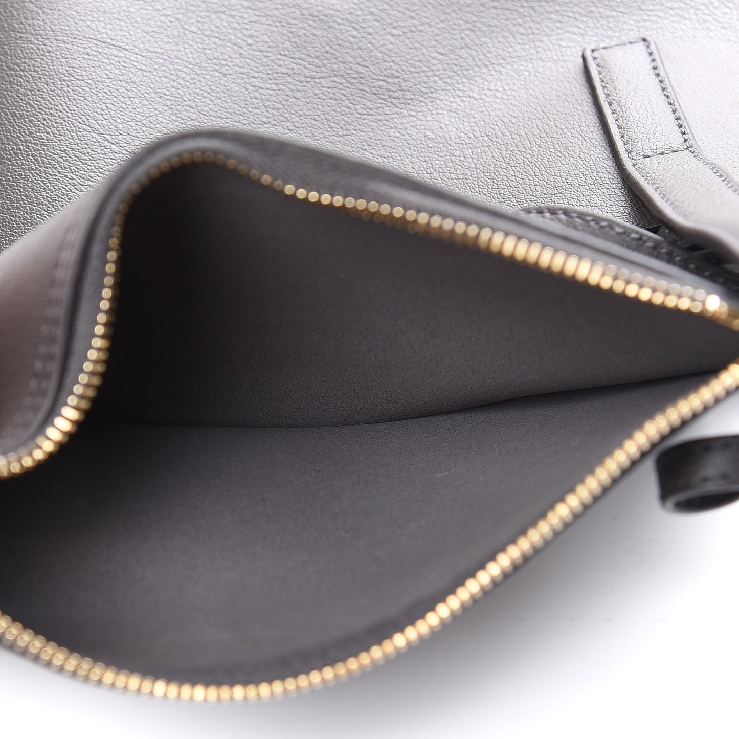 Calfskin Large Shopping Tote Coal