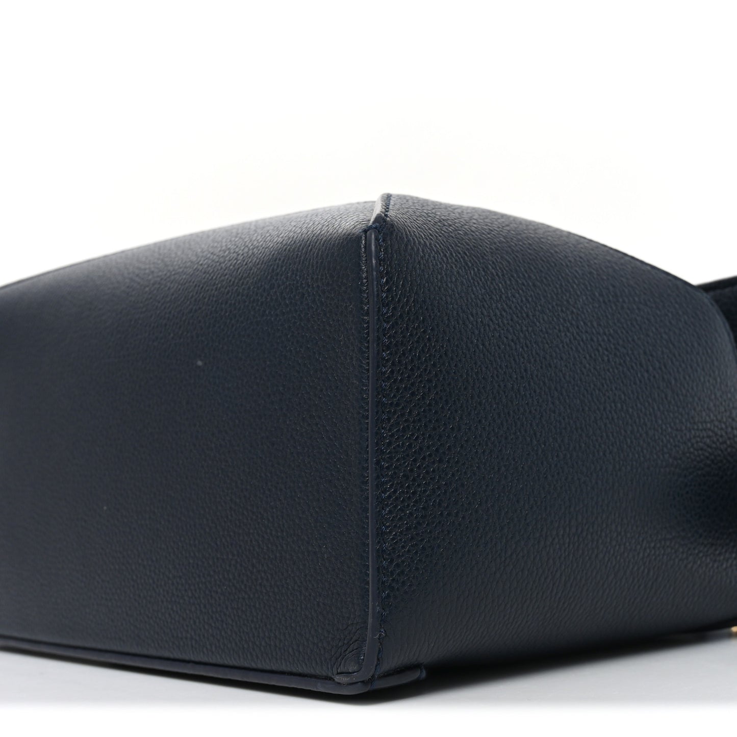 Soft Grained Calfskin Small Puzzle Edge Bag Navy