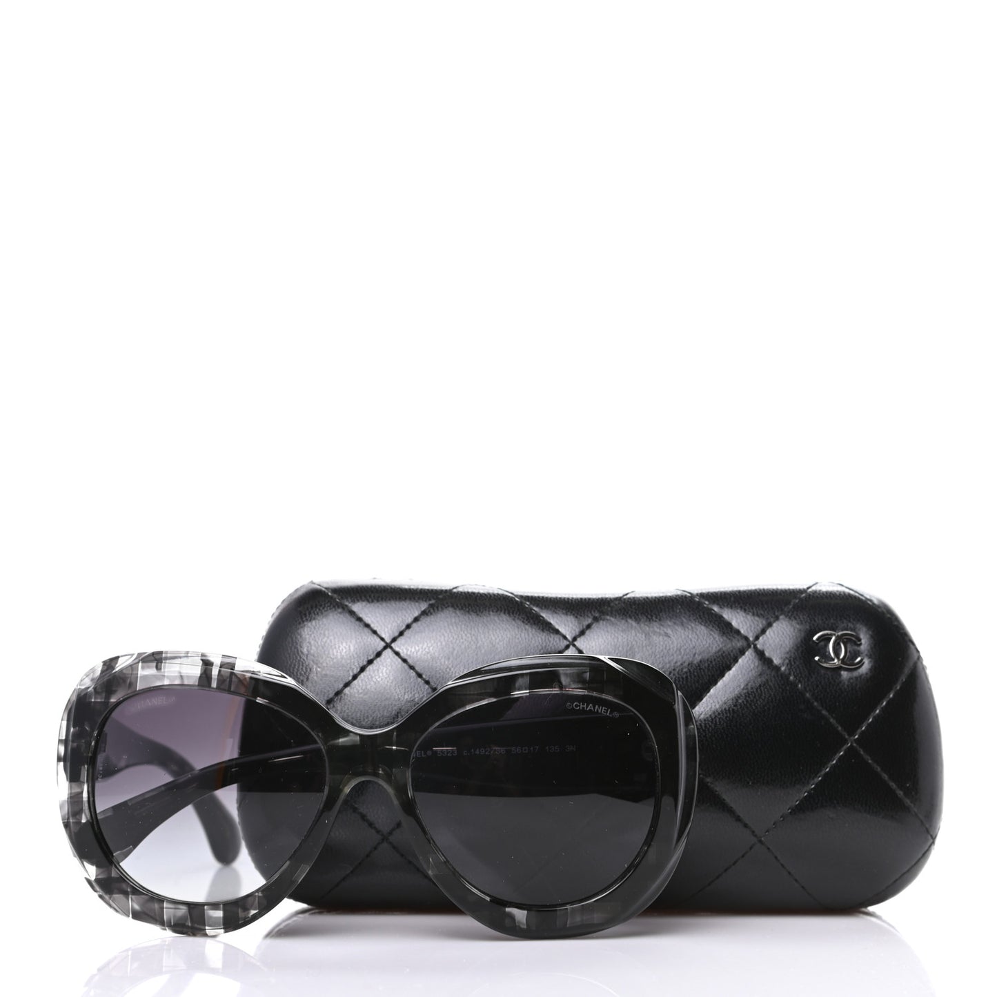 Butterfly Sunglasses 5323 Black Gray